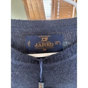 Union Made Jared BLUE SWEATER Long Sleeve Shirts Mens LARGE